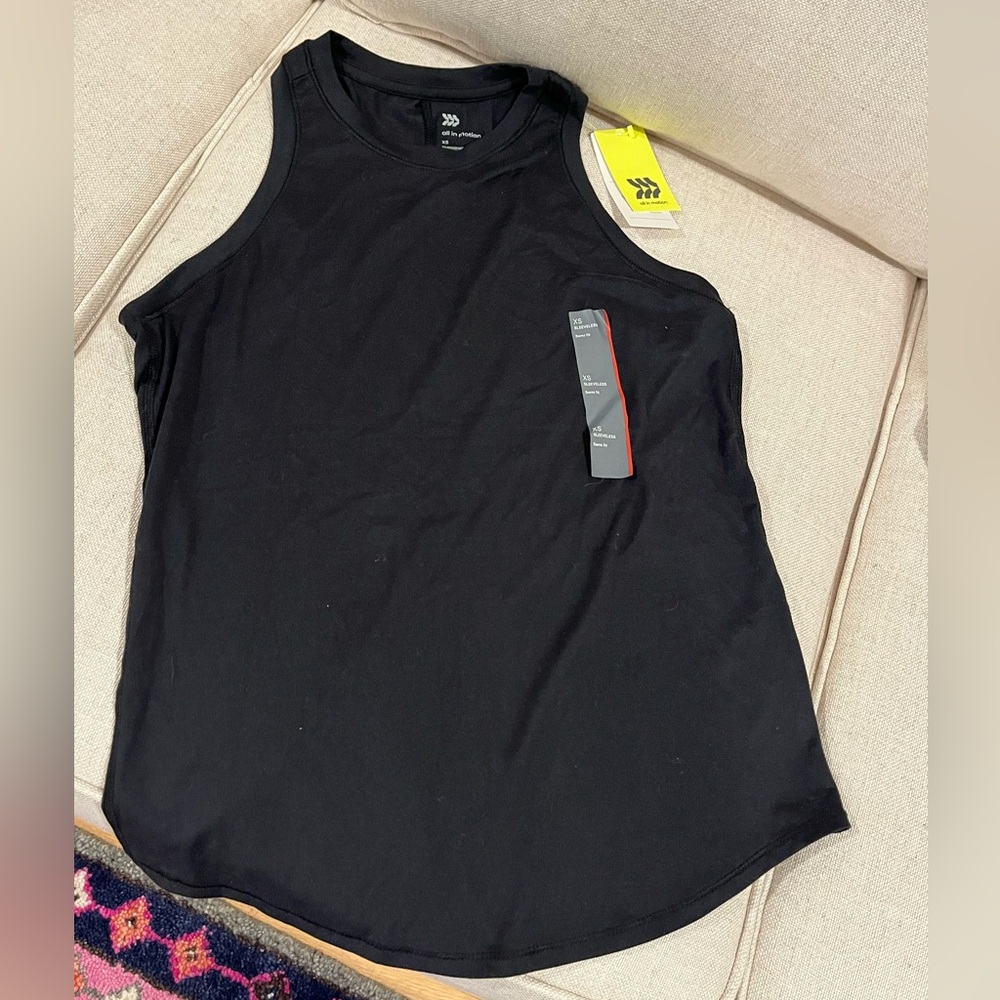 All in Motion Jet Black Performance Tank